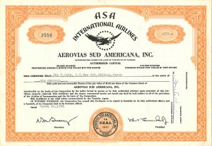 Aerovias Sud Americana, Inc.